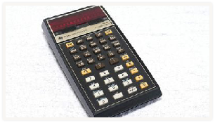 Early programmable calculator (TI SR56)